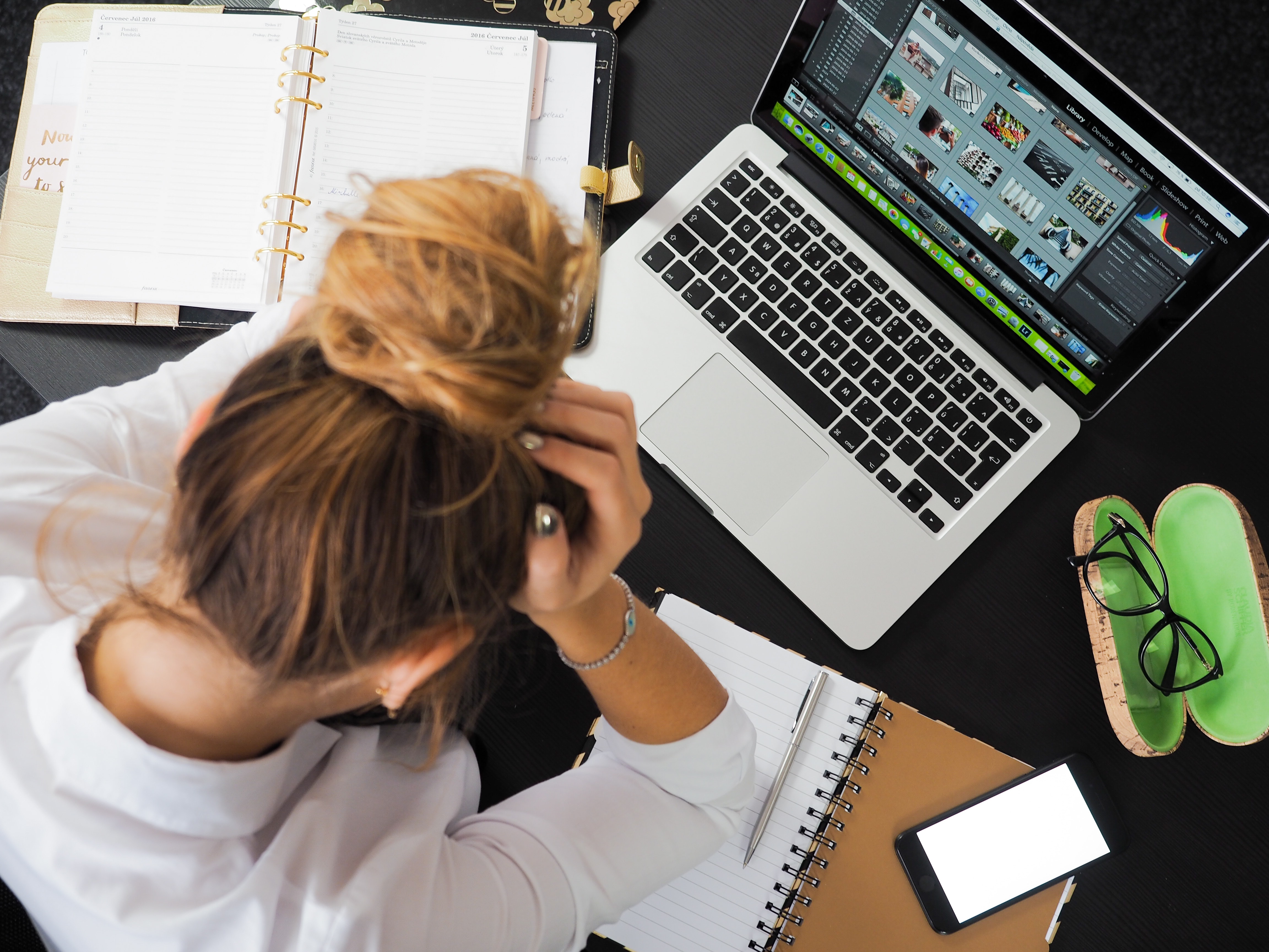 woman on laptop